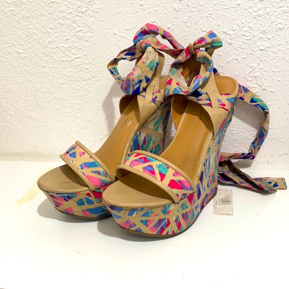 Bambo wedges size 8